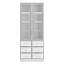 Книжный шкаф Альма - 11 Белый