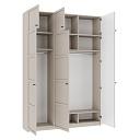 Шкаф распашной Скаген - 3 с антресолью Сантьяго