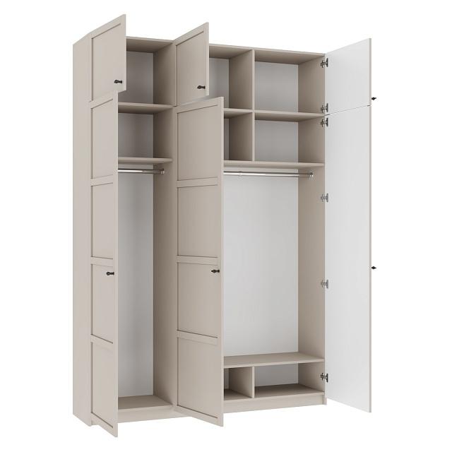 Шкаф распашной Скаген - 3 с антресолью Сантьяго