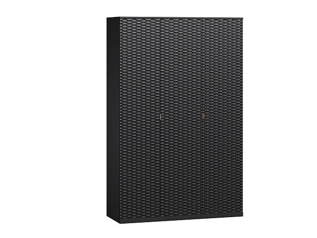 Шкаф распашной Тоди - 3 Черный