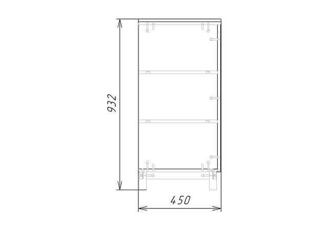 Стеллаж Техас - 2 МДФ