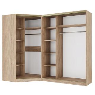 Шкаф-купе угловой Ромео - 9 Дуб Сонома