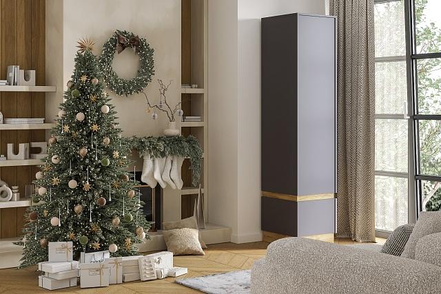 Шкаф распашной Exeed - 1 Графит