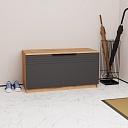 Тумба для обуви Астрис - 2 Графит