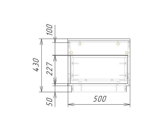 Тумба прикроватная Бостон Черный