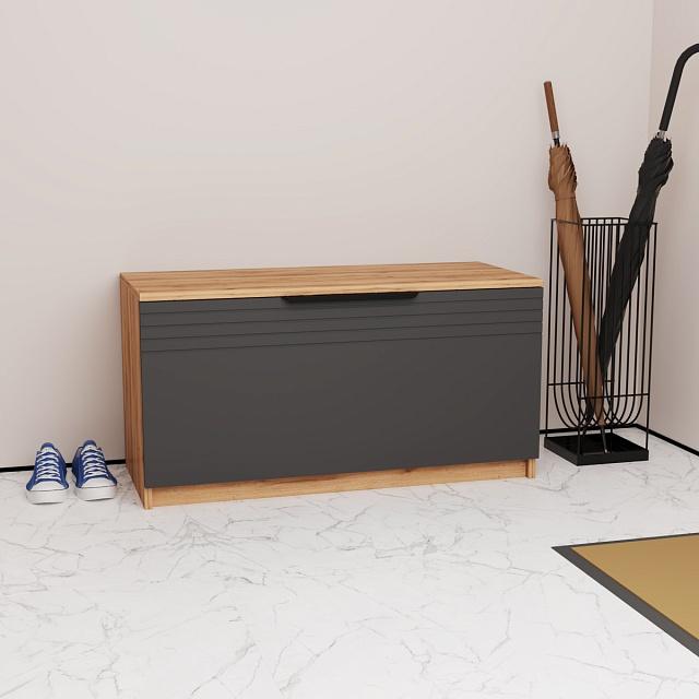 Тумба для обуви Астрис - 2 Графит