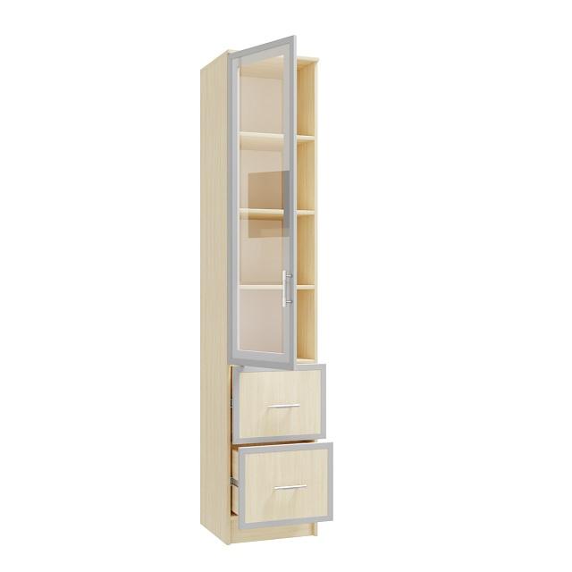 Книжный шкаф Альма - 4 Дуб Молочный