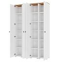 Шкаф распашной Квели - 4.1 Белый