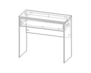 Письменный стол Бостон Черный