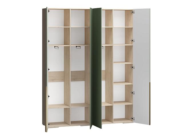 Шкаф распашной Кайси МДФ - 7 Шарли Green