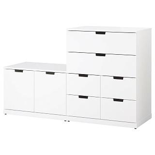 Комод Генри - 8 МДФ Белый