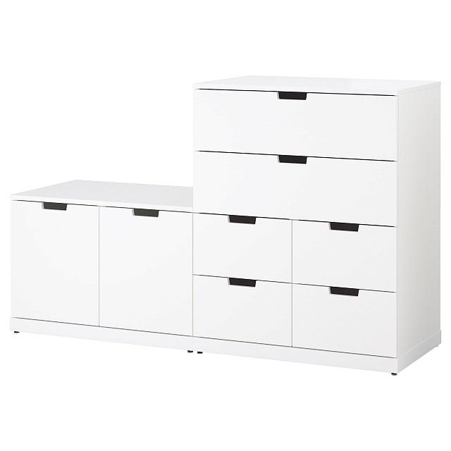 Комод Генри - 8 МДФ Белый