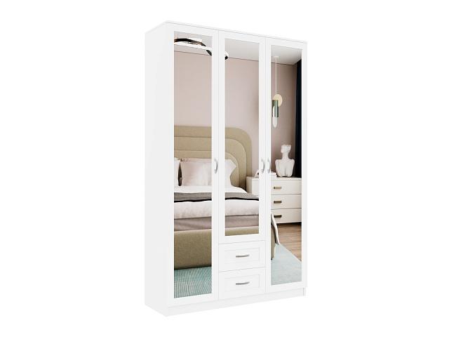 Шкаф распашной Стелла - 3 Белый