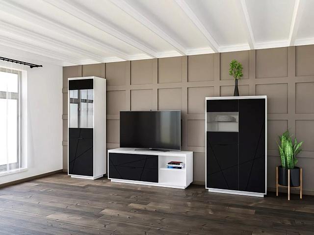 Стенка Бостон - 3 Черный