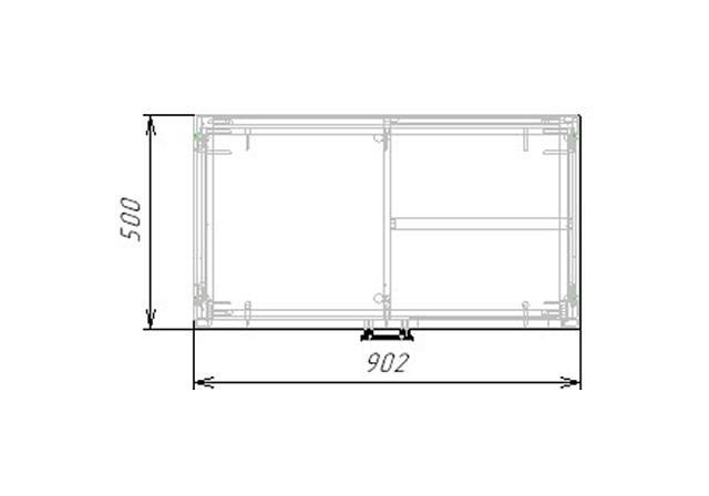 Шкаф распашной Техас-2 МДФ