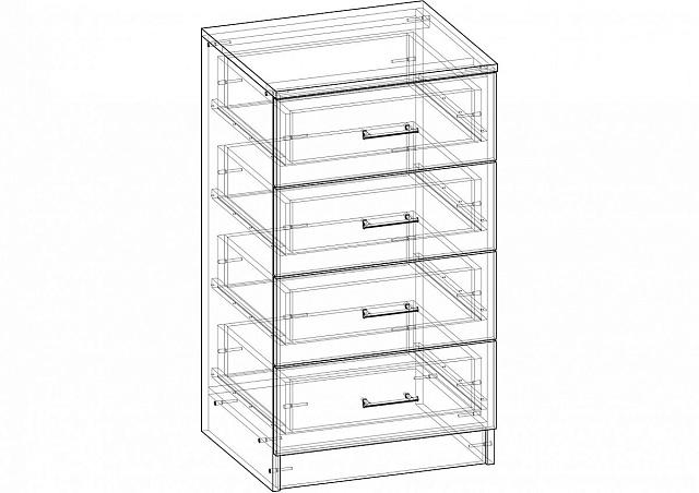 Комод Престиж - 6 МДФ