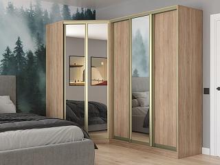 Шкаф-купе угловой Ромео - 9 Дуб Сонома