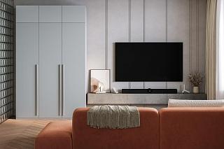 Шкаф распашной Лорена Бест - 3 с антресолью Серый Камень