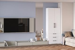 Шкаф распашной Мори-Хелена - 4 Белый