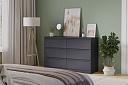 Комод Мальм - 15 Графит