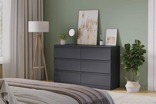 Комод Мальм - 15 Графит