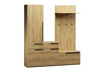 Прихожая Лорена Пакс - 2 Дуб Золотистый