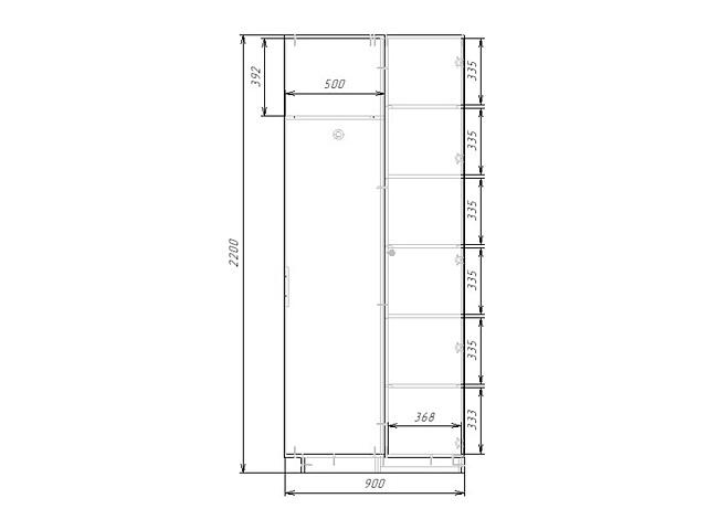 Шкаф угловой Колорадо МДФ