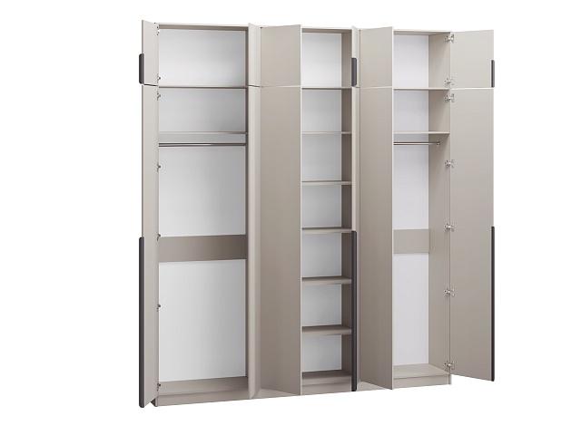 Шкаф распашной Марсель - 6 Кашемир с антресолью