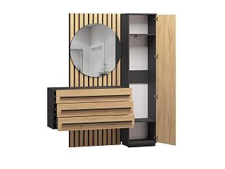 Прихожая Неаполь - 8 Черный