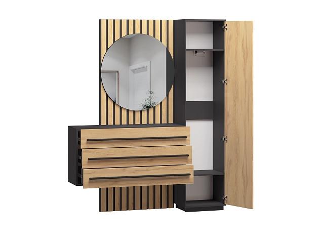 Прихожая Неаполь - 8 Черный