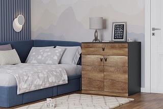 Комод Банни - 1 МДФ Дуб Мореный