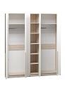 Шкаф распашной Хейсон - 17 Дуб Сонома / Белый
