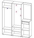 Прихожая Мебелинк 400-10
