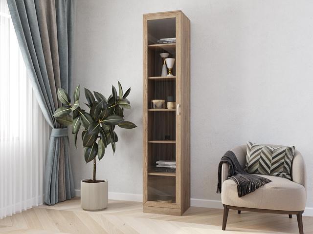 Книжный шкаф Библиограф - 1 №1 Дуб Сонома