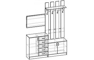 Прихожая Горизонт - 10 МДФ