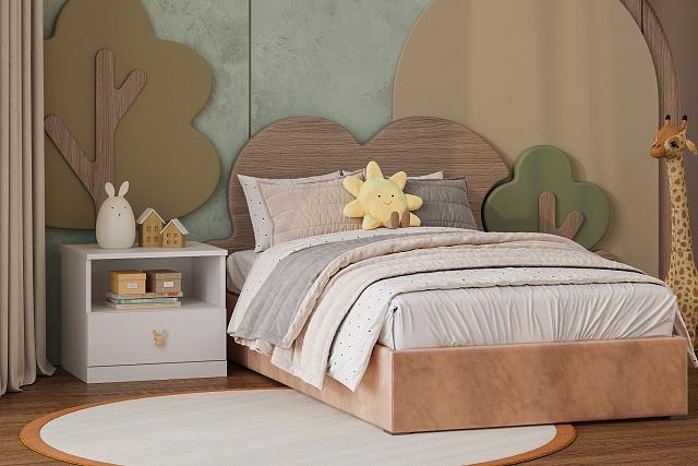 Тумба прикроватная Банни Mini - 2 Белый