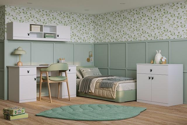 Детская стенка Банни - 5 МДФ Белый