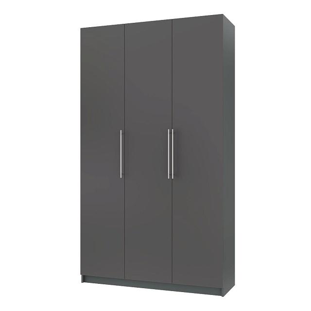 Шкаф распашной Калифорния - 3 Графит