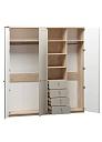 Шкаф распашной София РАХ - 30 МДФ Кастелло Медовый / Кашемир