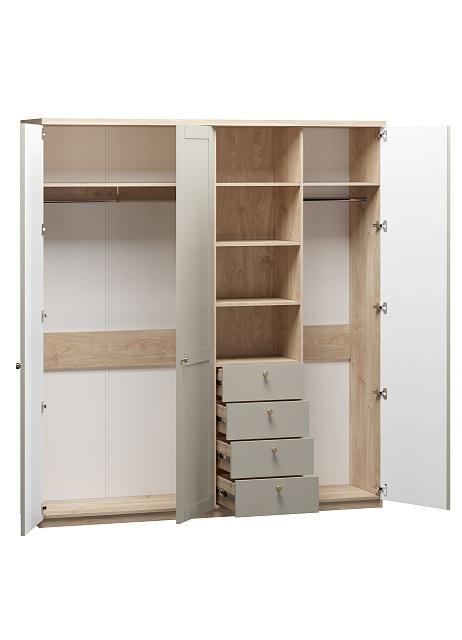 Шкаф распашной София РАХ - 30 МДФ Кастелло Медовый / Кашемир