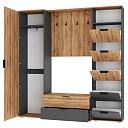 Прихожая Санти - 3 Графит