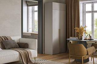 Шкаф распашной Лорена Хит - 2 с антресолью Кашемир