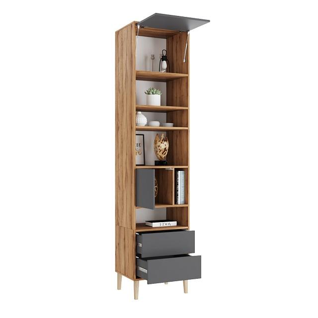 Стеллаж Скарлет - 6 Графит