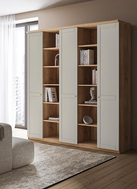 Шкаф распашной София РАХ - 26 МДФ Кастелло Медовый / Кашемир