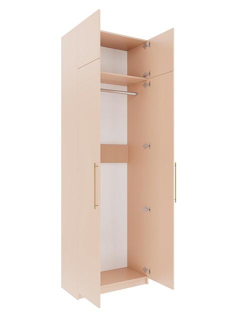 Шкаф распашной Калифорния - 2 с антресолью Сатин