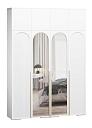 Шкаф распашной Рослин - 4.1 с антресолью Белый