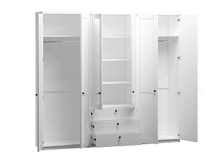 Шкаф распашной София РАХ - 14 МДФ Белый