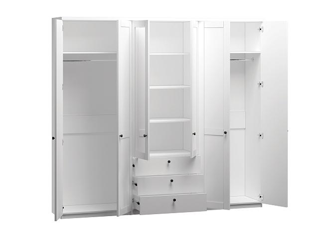 Шкаф распашной София РАХ - 14 МДФ Белый