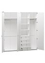 Шкаф распашной София РАХ - 30 МДФ Белый