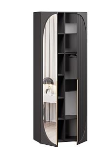 Шкаф распашной Брей - 1.1 Черный